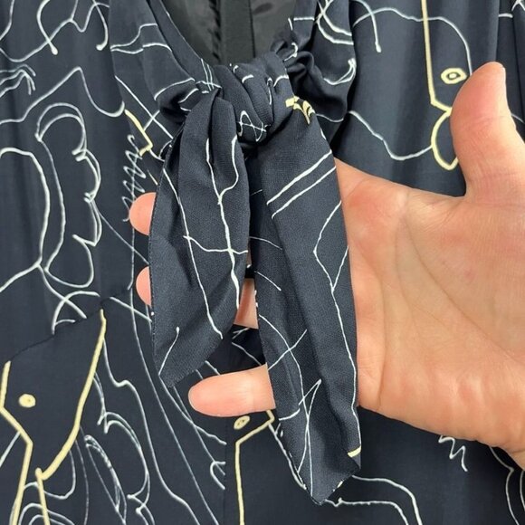 Lafayette 148 Adelphi Wide Leg Jumpsuit Womens XS Sleeveless Art To Wear - Picture 6 of 15